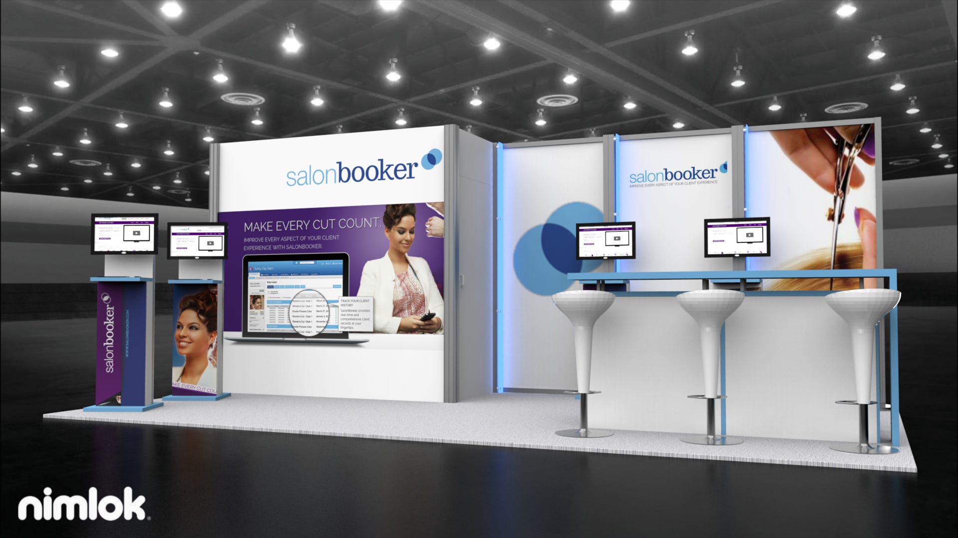 Salon Booker 10x20 Inline